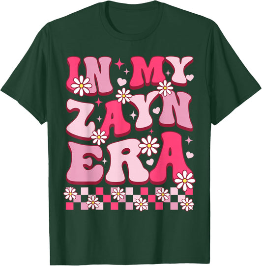 in My Zayn Era Funny Birthday Name Women Girls Boys T-Shirt - T-Shirt | Forest