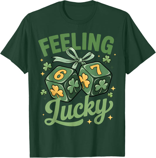 67 St Patricks Day Feeling Lucky St Patricks Day Men Women T-Shirt - T-Shirt | Forest