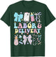 Labor and Delivery Nurse Coquette L&D Nurse Easter T-Shirt - T-Shirt | Forest