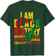 Black History Month Shirt Men Women Afro African Map Pride T-Shirt - T-Shirt | Forest