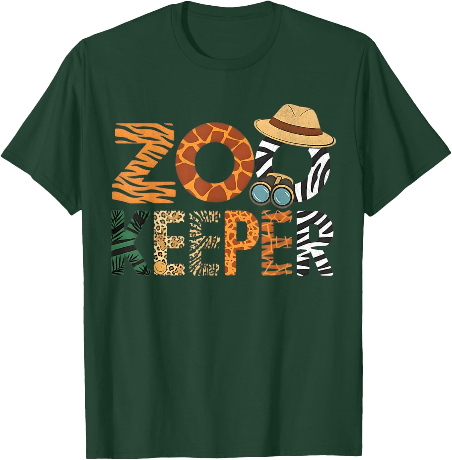 Zookeeper Costume Vintage T-Shirt - T-Shirt | Forest