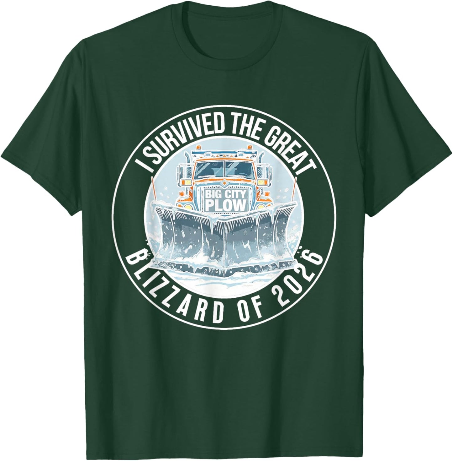 Historic American Blizzards Legendary Winter Storms T-Shirt - T-Shirt | Forest