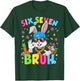 67 Six Seven Bruh Bunny Rabbit Face Sunglasses Easter Day T-Shirt - T-Shirt | Forest