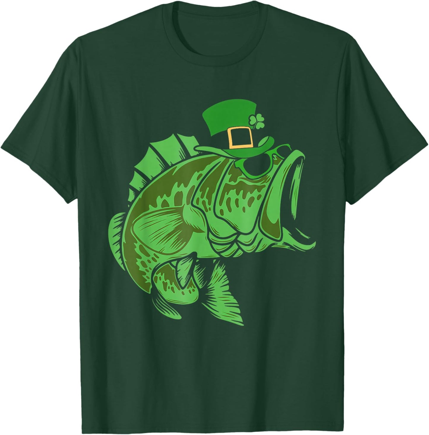 Fishing St Patrick's Day Irish Lucky Fishing Women T-Shirt - T-Shirt | Forest
