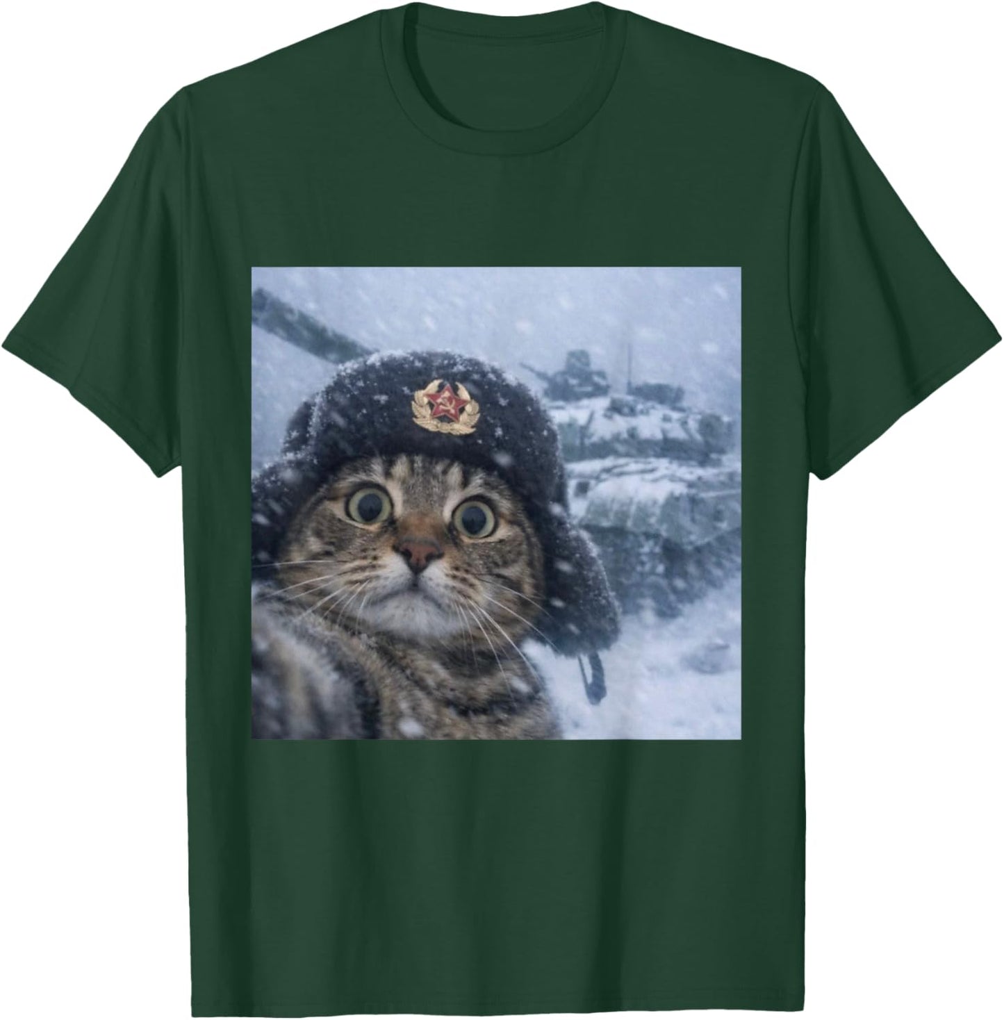 Russian Cat Meme T-Shirt - T-Shirt | Forest