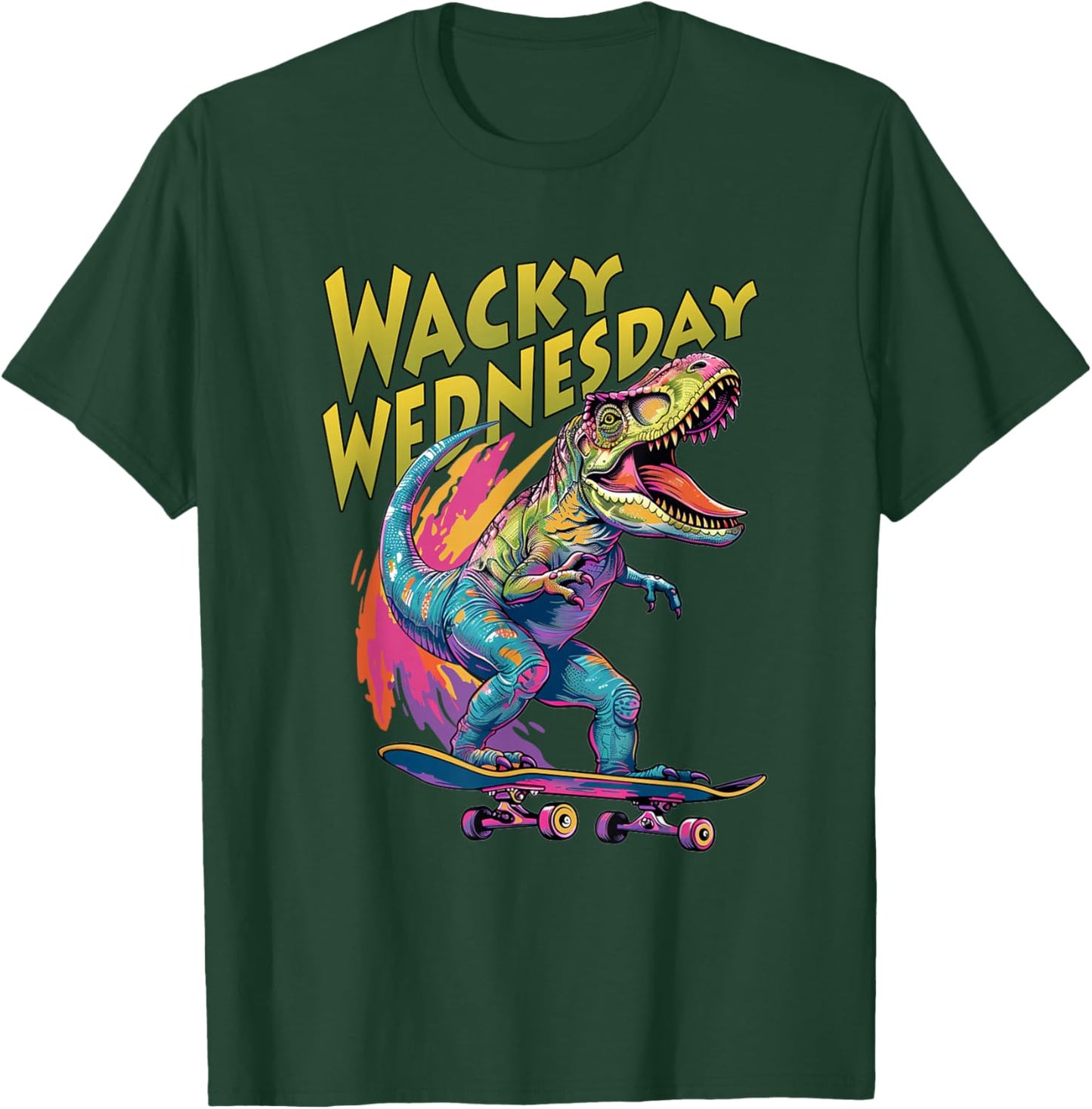 Wacky Wednesday Kids and Teachers | Mismatch Day Spirit Week T-Shirt - T-Shirt | Forest