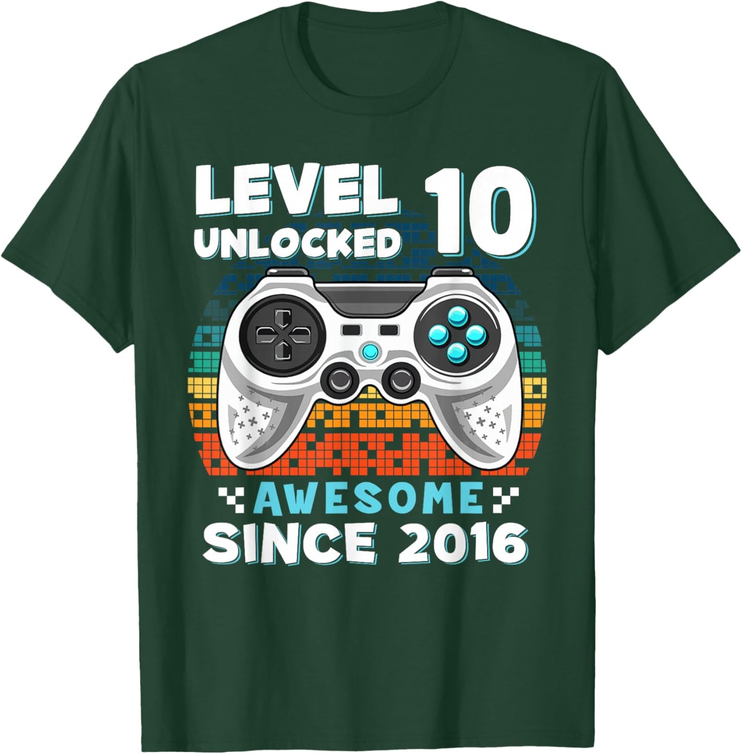 10th Birthday for Boys 10 Years Birthday Kids Gifts T-Shirt - T-Shirt | Forest