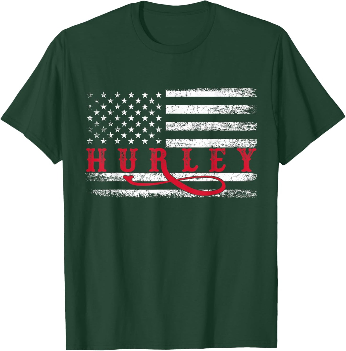 Retro Hurley Home State Cool 70s 80s Style Sunset T-Shirt - T-Shirt | Forest