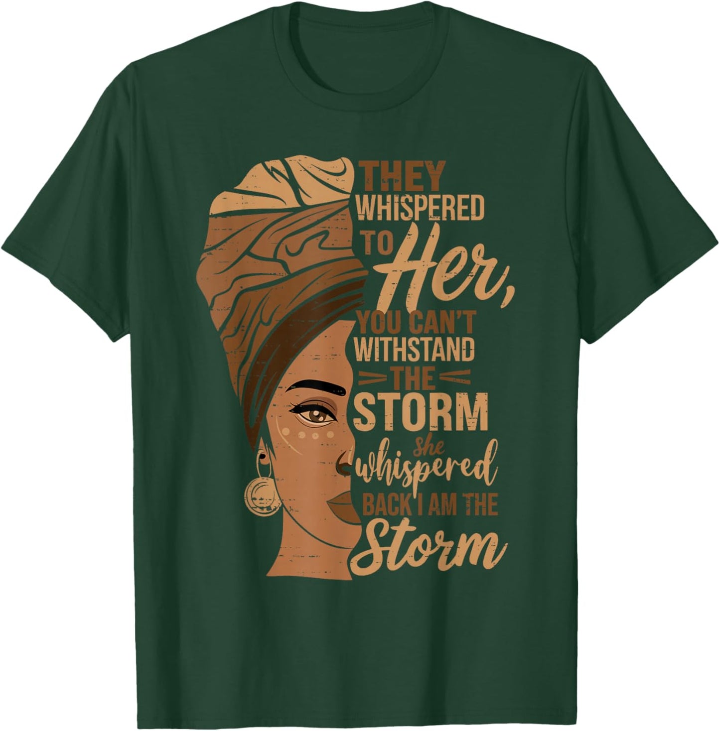 Storm Black History Month Women Melanin African Africa Queen T-Shirt - T-Shirt | Forest