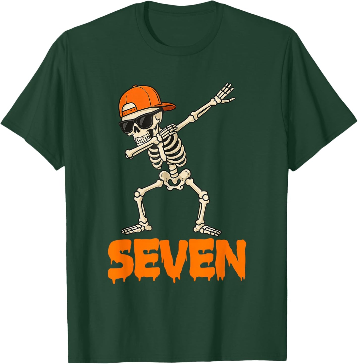 Funny Dabbing Skeleton 67 Meme Matching Halloween Costume T-Shirt - T-Shirt | Forest