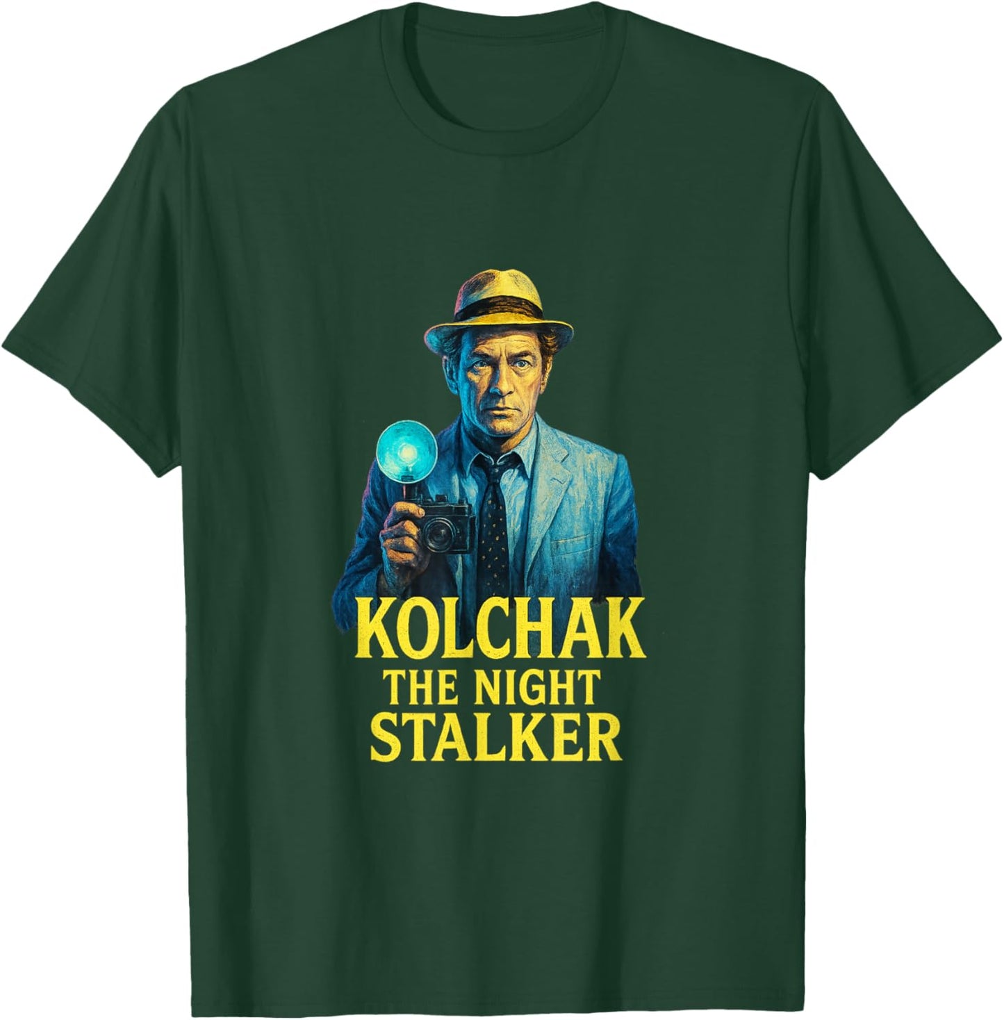 Kolchak The Night Stalker Cult Classic Horror & Mystery T-Shirt - T-Shirt | Forest