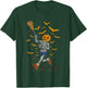 Skeleton Lacrosse Player Halloween Costume Kids Boys T-Shirt - T-Shirt | Forest