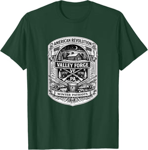 Valley Forge Pennsylvania American Revolution USA History T-Shirt - T-Shirt | Forest