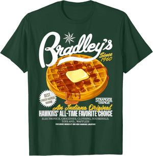 Stranger Things Season 5 Bradley's Best Frozen Waffles T-Shirt - T-Shirt | Forest