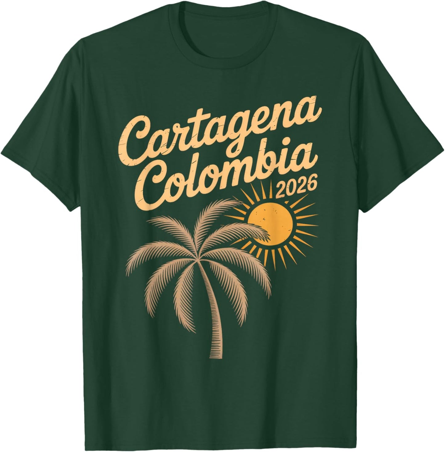 Cartagena Colombia 2026 Family Vacation Matching T-Shirt - T-Shirt | Forest