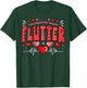 Valentine Cardiac Nurse You Make My Heart Flutter Nursing T-Shirt - T-Shirt | Forest