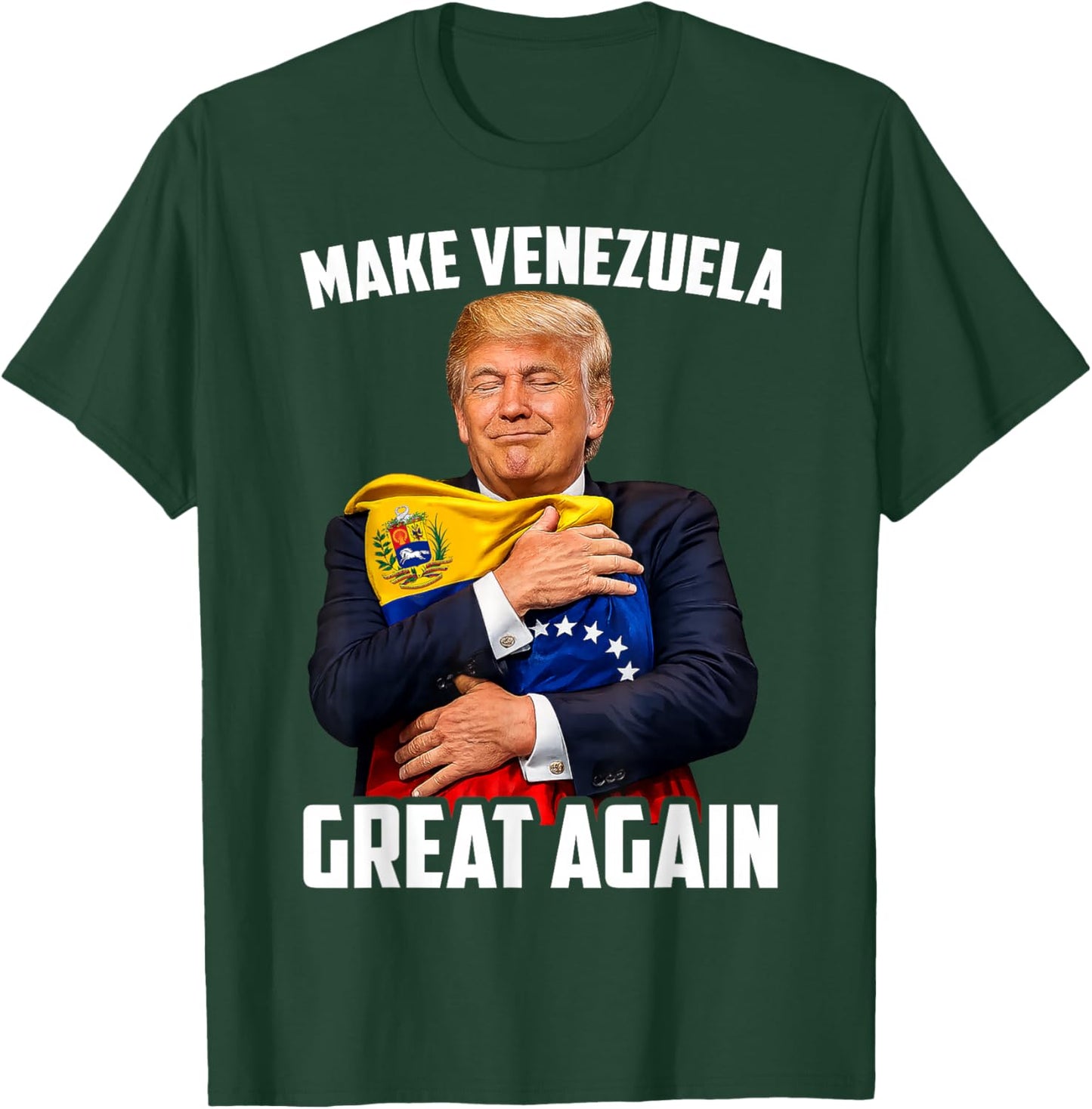 American Venezuela Flag Support Freedom Equality Venezuelan T-Shirt - T-Shirt | Forest