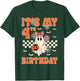 It's My 4th Birthday Halloween Ghost 4 Years Old Kids Girls T-Shirt - T-Shirt | Forest