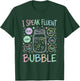 Speech Language Pathologist Speak Fluent Bubble SLP Therapy T-Shirt - T-Shirt | Forest