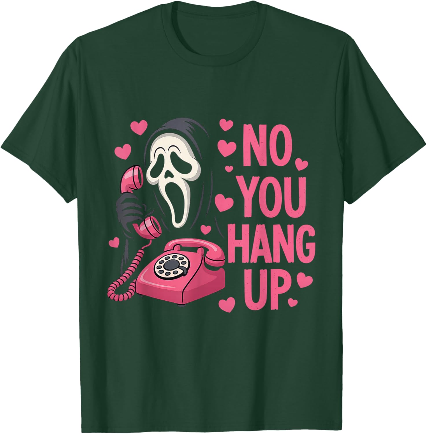Funny Ghost Calling Halloween Scary Costume You Hang Up T-Shirt - T-Shirt | Forest