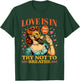 Funny Valentine Gas Mask Love is in The Air T-Shirt - T-Shirt | Forest