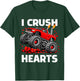 I Crush Hearts Monster Truck Valentine Day Boys Toddler Kids T-Shirt - T-Shirt | Forest
