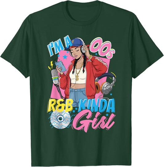 Back to The 2000s R&B Girl Vintage Retro 00s T-Shirt - T-Shirt | Forest