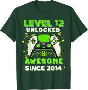 12th Birthday for Boys 12 Years Birthday Kids Gifts T-Shirt - T-Shirt | Forest