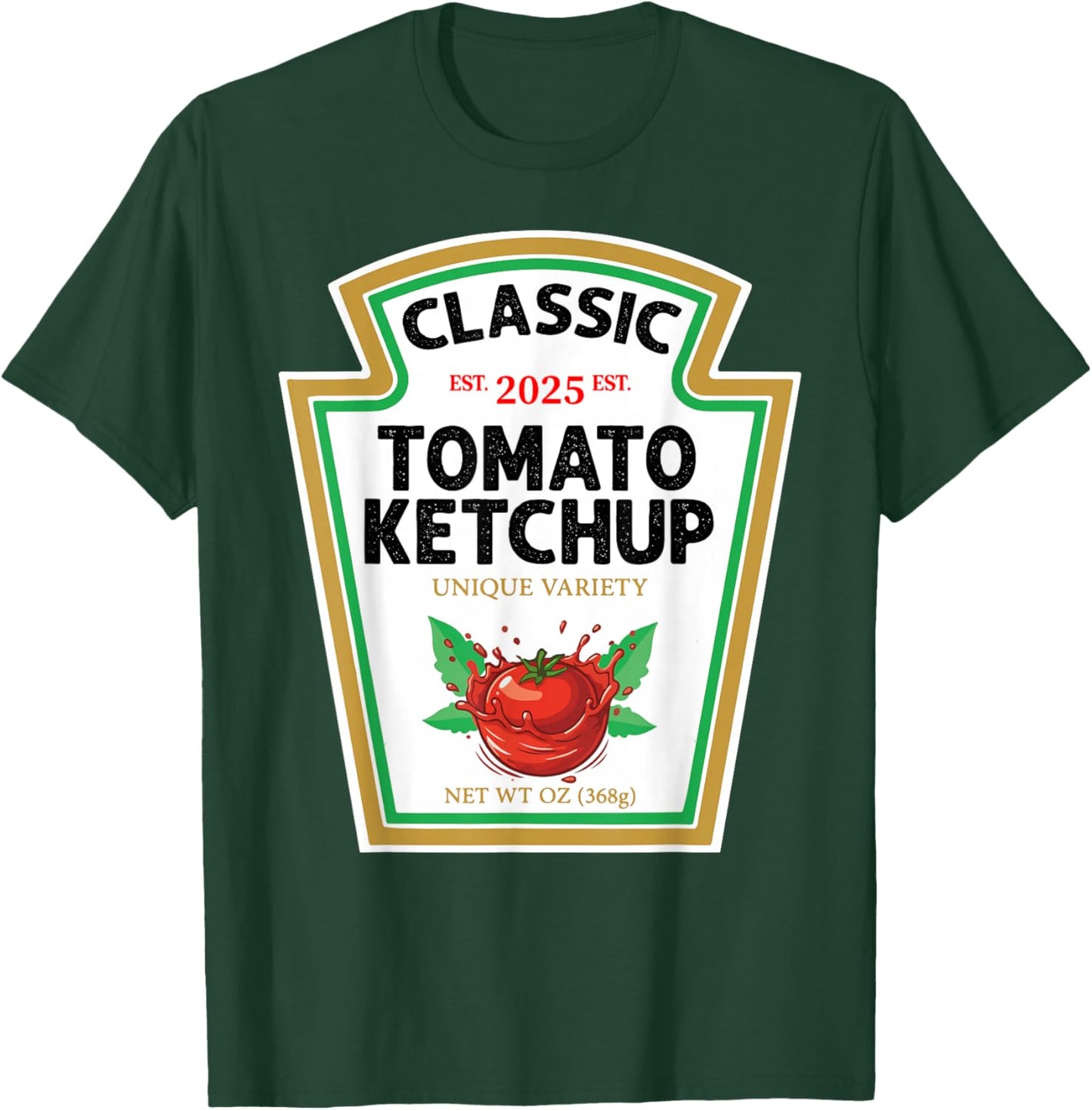Red Ketchup DIY Halloween Costume Matching Group Ketchup T-Shirt - T-Shirt | Forest