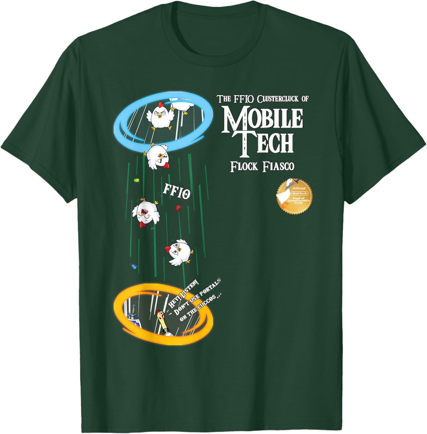 Flock Fiasco of 2026 Mobile Tech! T-Shirt - T-Shirt | Forest