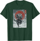 Ukiyo-e Japanese Vintage Warrior Samurai Manul Pallas´s Cat T-Shirt - T-Shirt | Forest