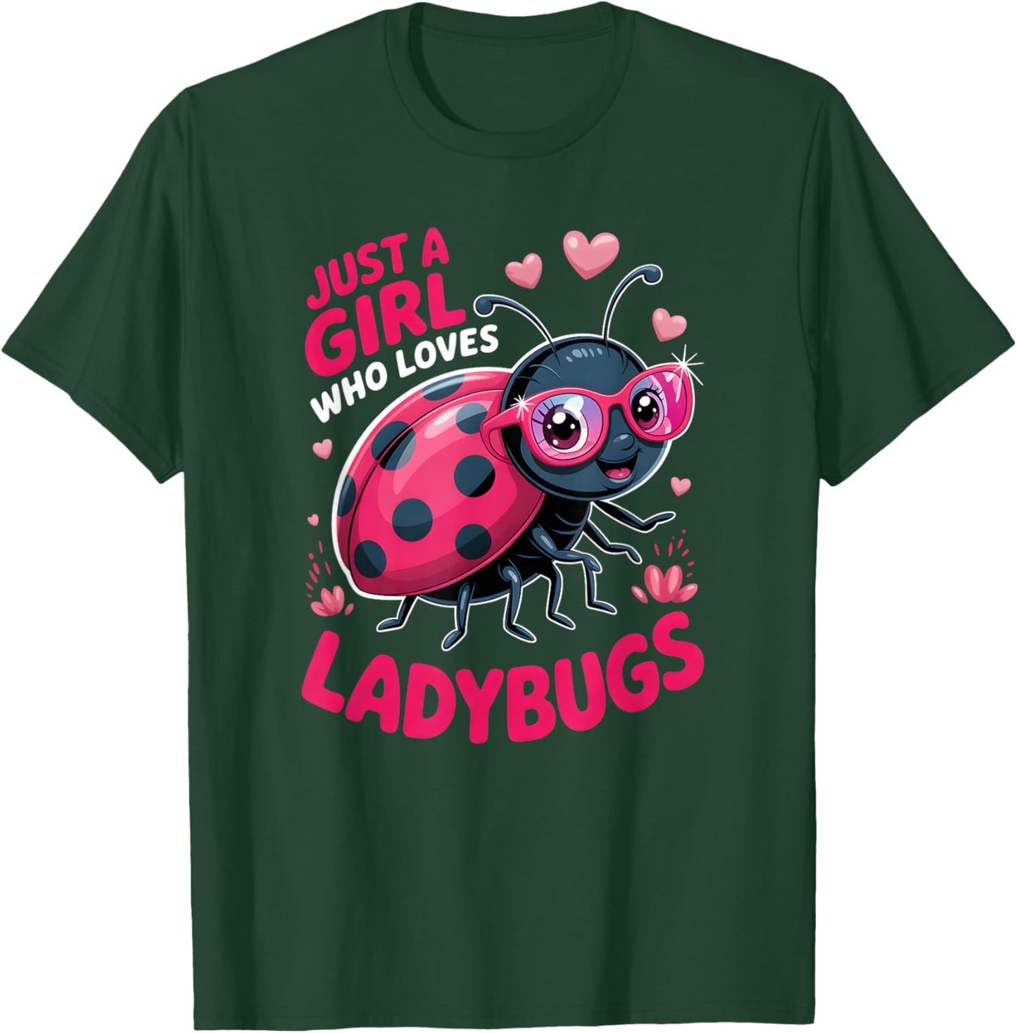 Girls Ladybug T-Shirt - T-Shirt | Forest