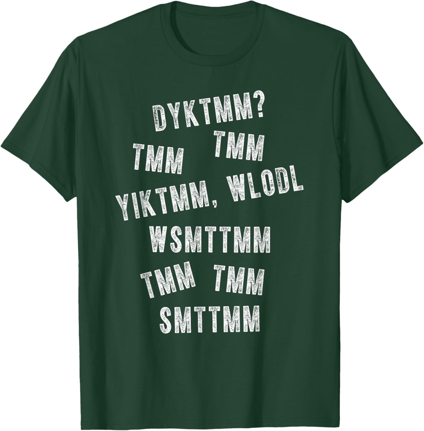 Do You Know The Muffin Man? DYKTMM? Funny Nostalgic Quote T-Shirt - T-Shirt | Forest