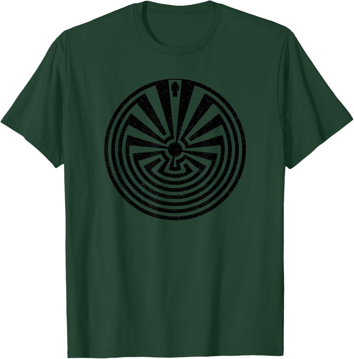 Tohono O'Odham Native American Symbol T-Shirt - T-Shirt | Forest