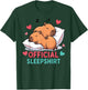 Cute Capybara Official Sleepshirt Cozy Sleep Valentine's Day T-Shirt - T-Shirt | Forest