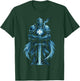 Hospitaller Knight Gamers- Crusader Templar Medieval T-Shirt - T-Shirt | Forest