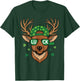 Boys St Patricks Day Lucky Deer Hunting Shamrock Kids Youth T-Shirt - T-Shirt | Forest