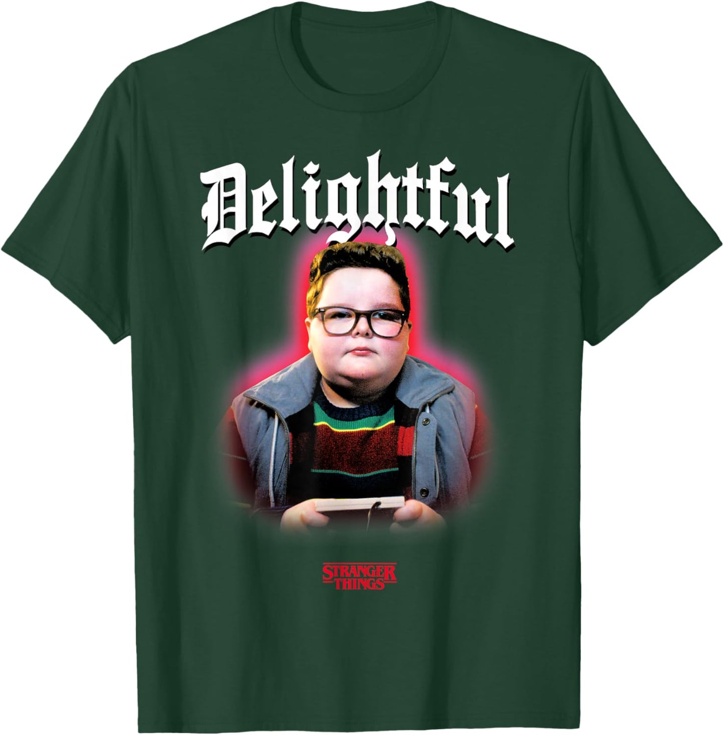 Stranger Things Dustin Henderson Delightful T-Shirt - T-Shirt | Forest