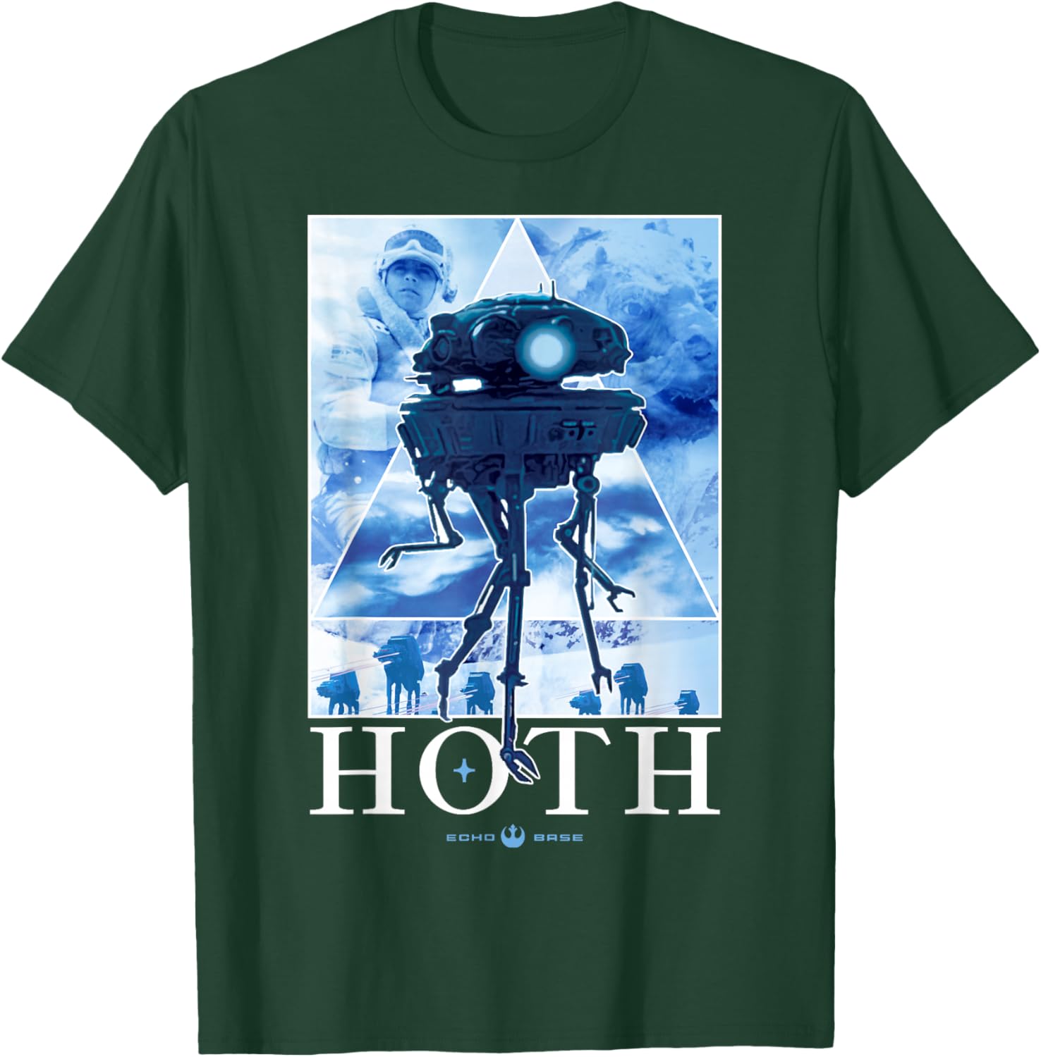 Star Wars A New Hope Hoth Echo Base Poster T-Shirt - T-Shirt | Forest