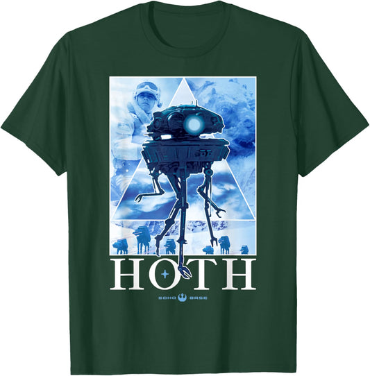 Star Wars A New Hope Hoth Echo Base Poster T-Shirt - T-Shirt | Forest