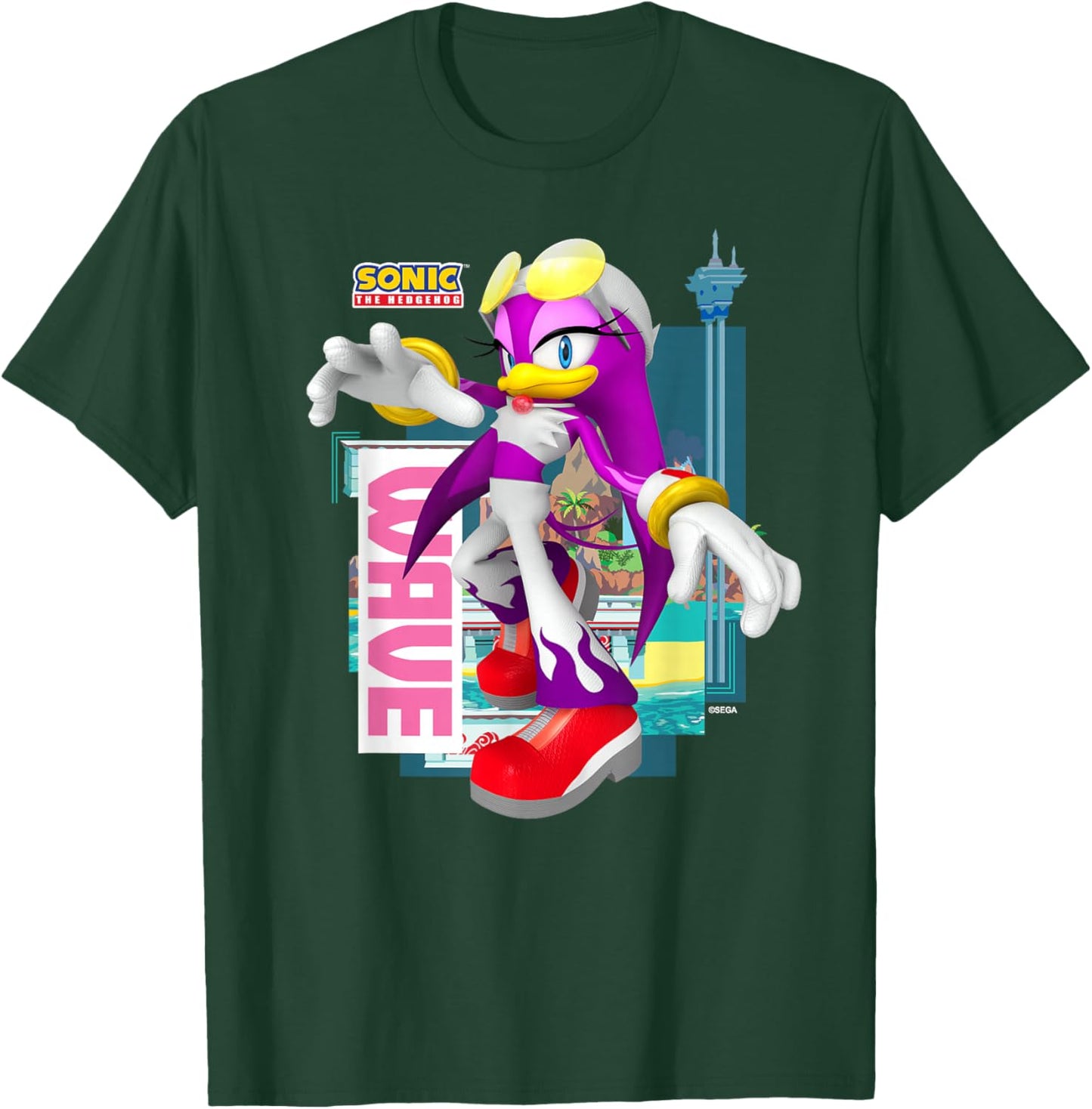 Sonic The Hedgehog - in The Zone - Wave T-Shirt - T-Shirt | Forest