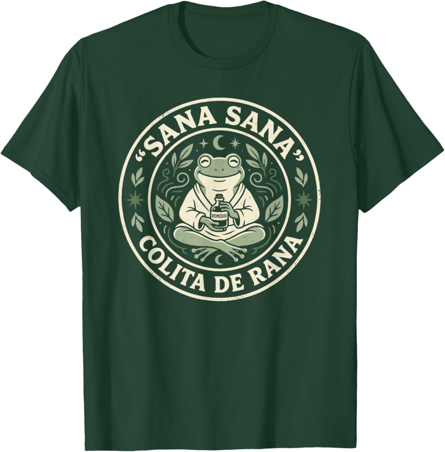 Sana Sana Colita De Rana Shirt Cute Frog Pediatric Nurse T-Shirt - T-Shirt | Forest