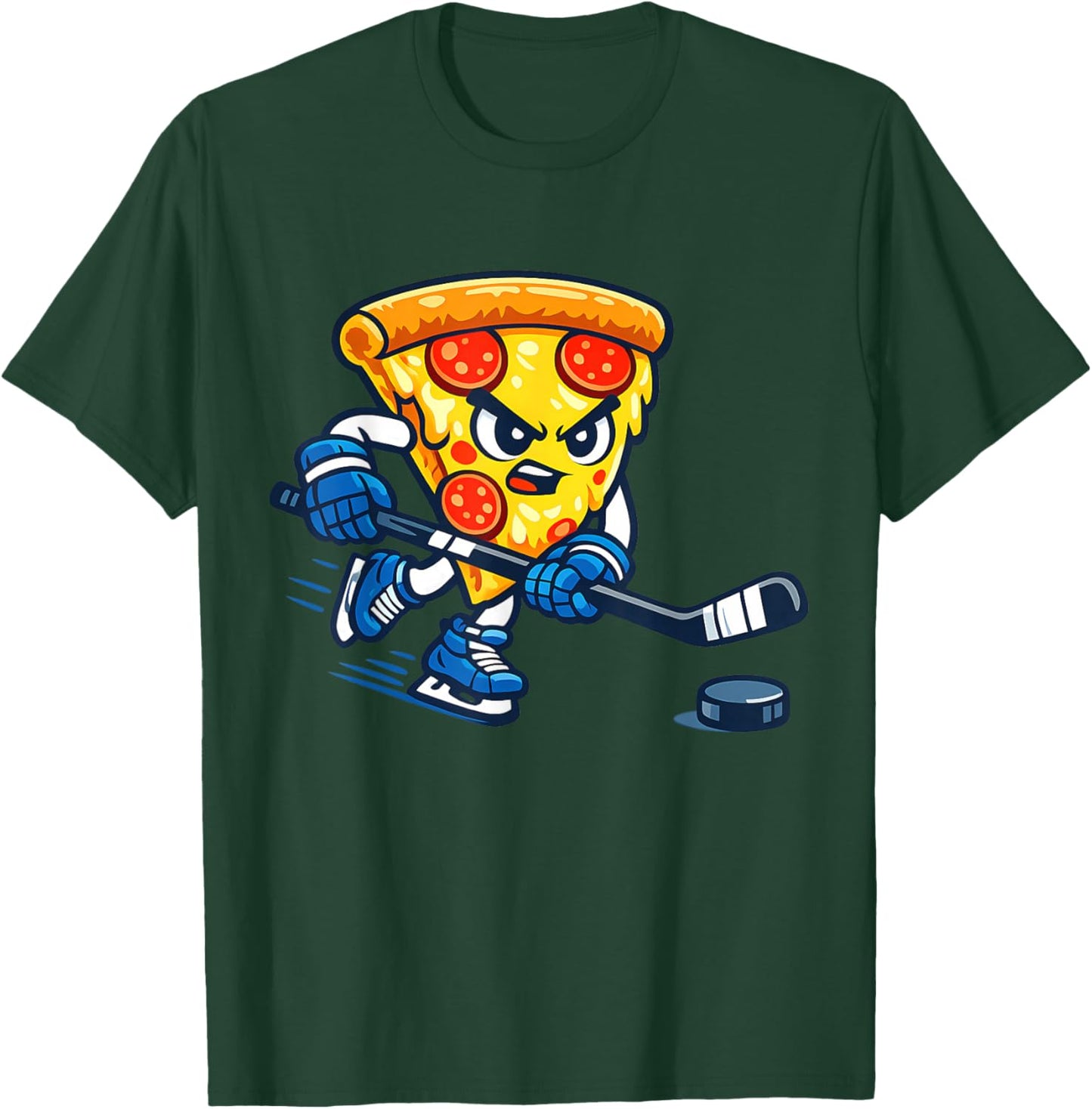 Pizza Hockey T-Shirt - T-Shirt | Forest