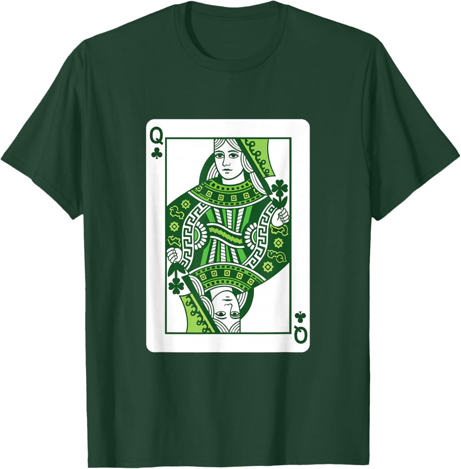 Queen of Shamrock - St Patrick's Day Irish Pride T-Shirt - T-Shirt | Forest