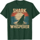 Shark Whisperer Retro Vintage Shark Lover T-Shirt - T-Shirt | Forest