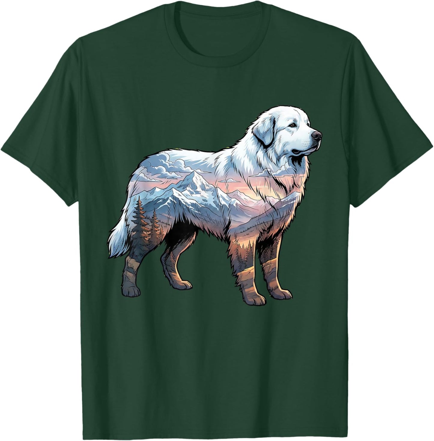 Great Pyrenees T-Shirt - T-Shirt | Forest