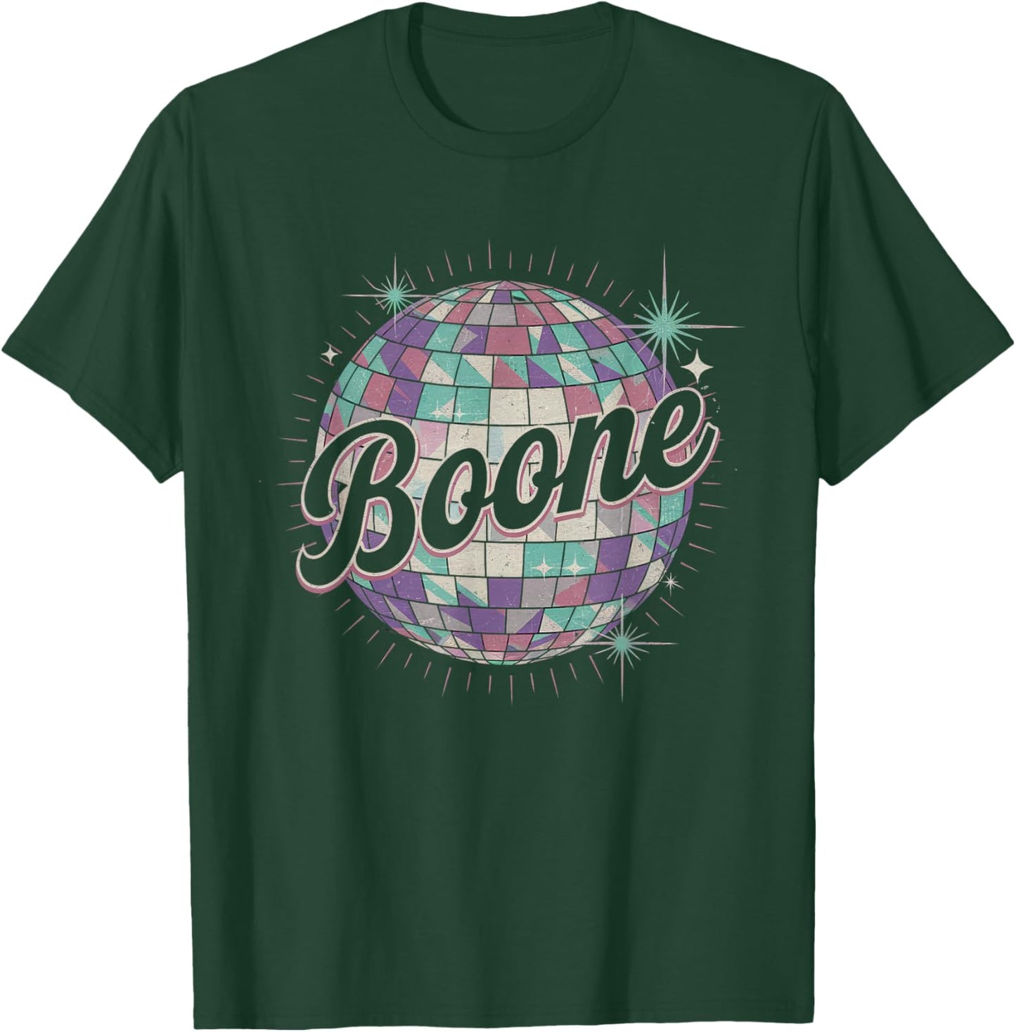Boone Family Name I Love Boone 80's Vintage NC Retro T-Shirt - T-Shirt | Forest