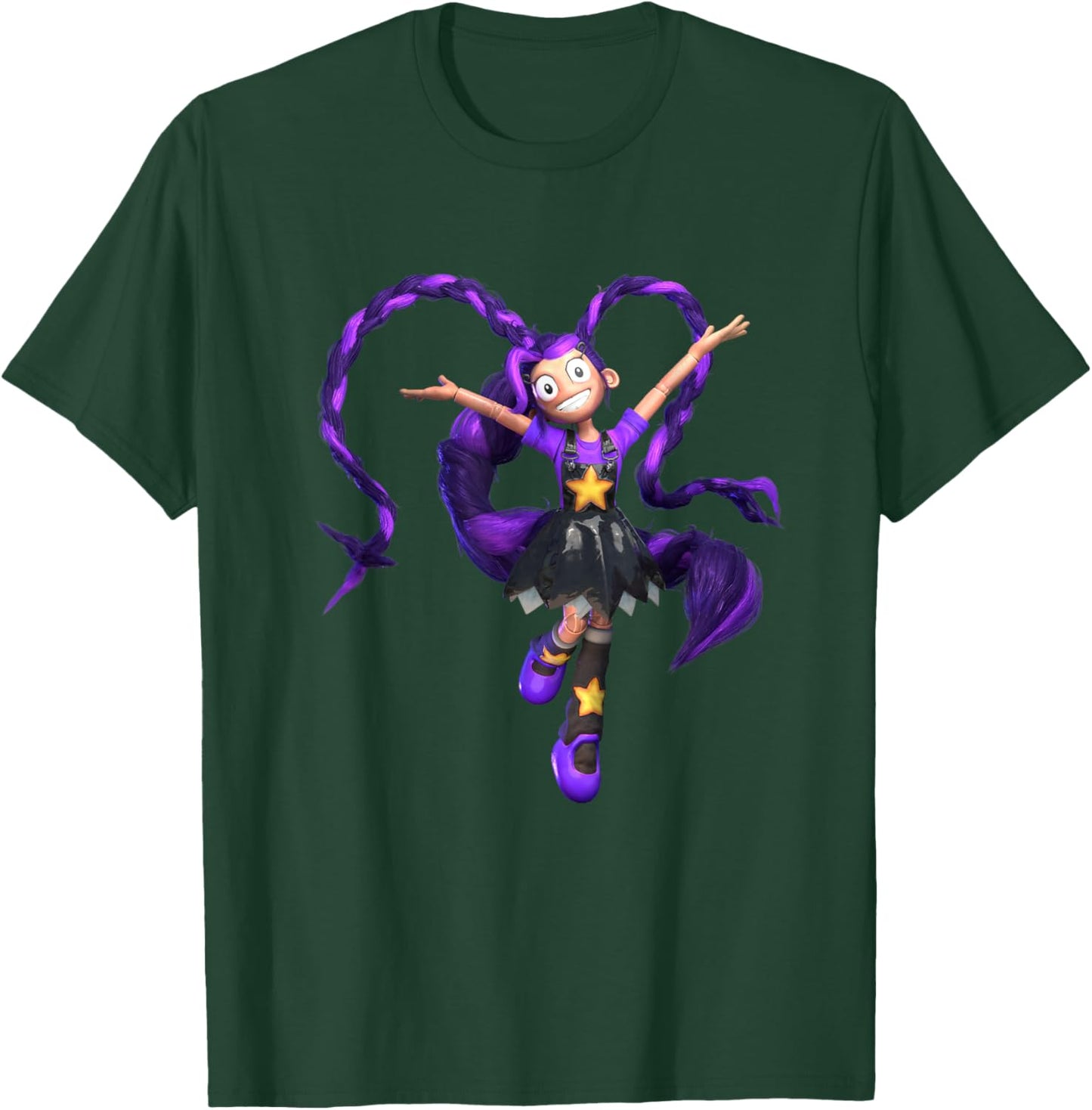 Lily Love Braids T-Shirt - T-Shirt | Forest