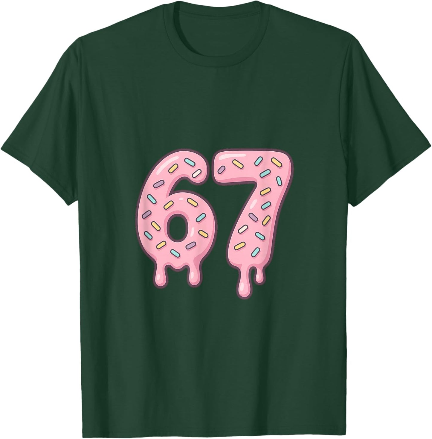 67 Alpha Slang Internet Meme Aura Energy T-Shirt - T-Shirt | Forest