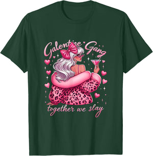 Gang Together We Slay Girls Galentine Friendship Matching T-Shirt - T-Shirt | Forest